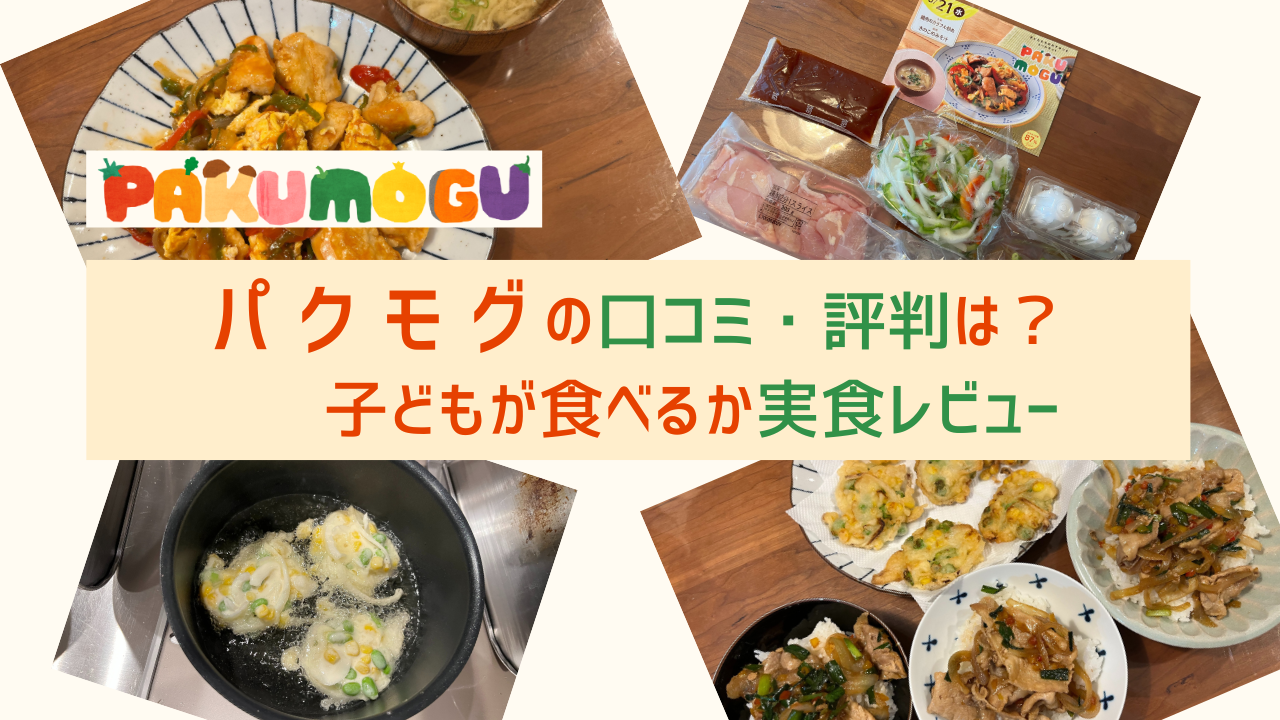 パクモグの口コミ・評判は？子どもが食べるか実食レビュー
